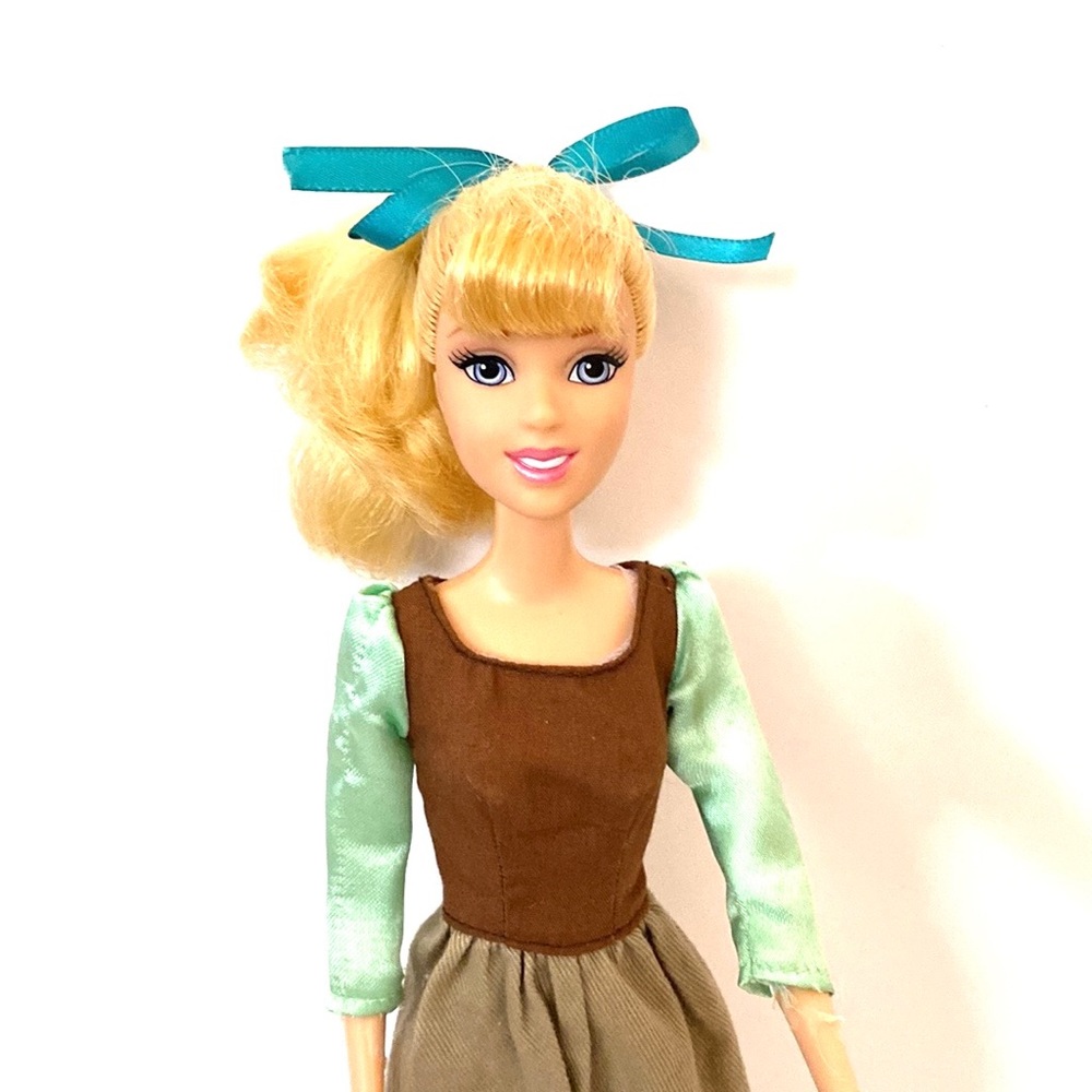 Beautiful Cinderella in her peasant clothes